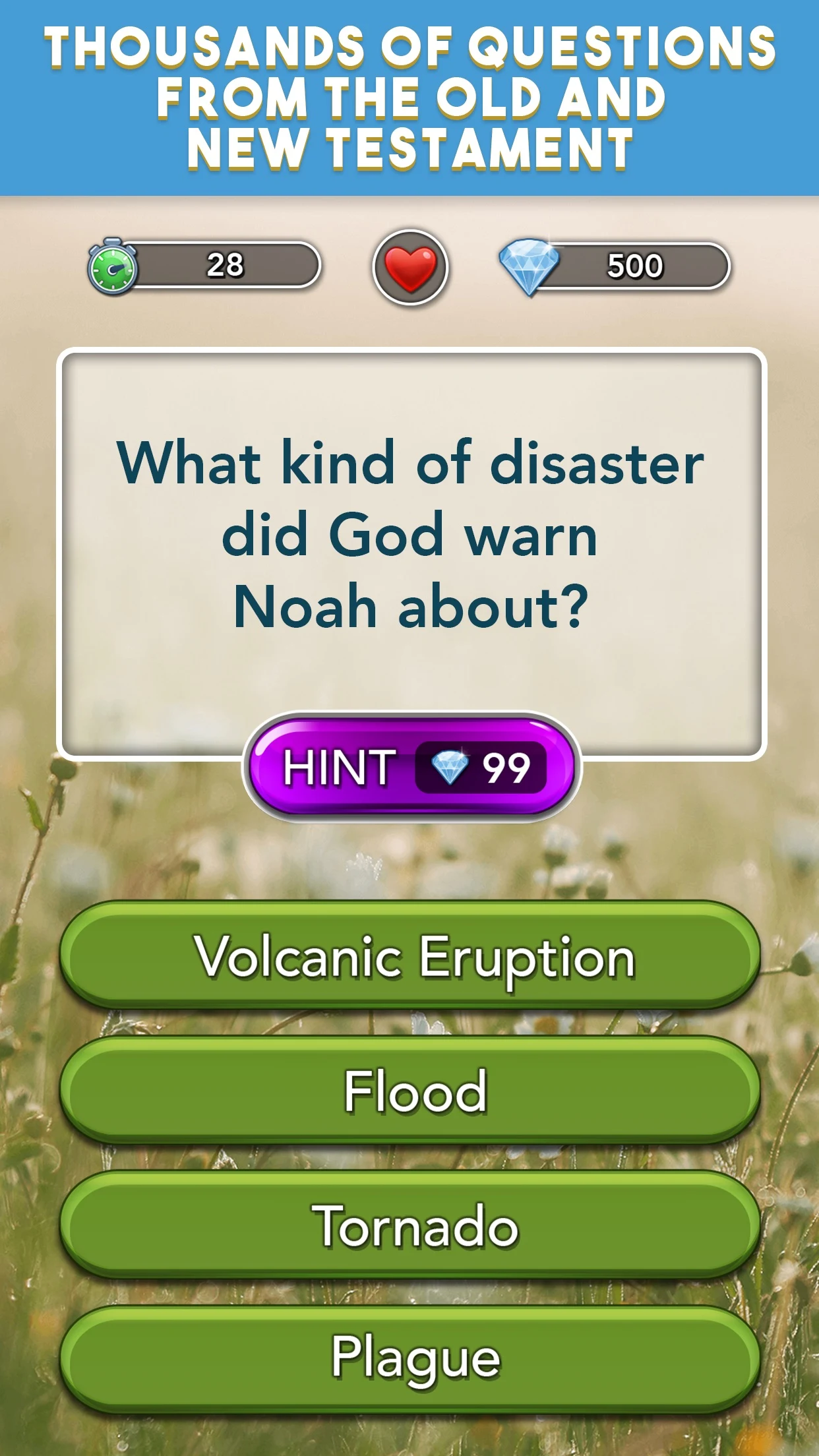 Daily Bible Trivia screenshot